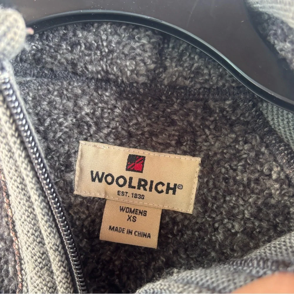Woolrich Women’s Sherpa Vest Onyx Heather• Dark Grey • Size XS • EUC - Picture 2 of 6